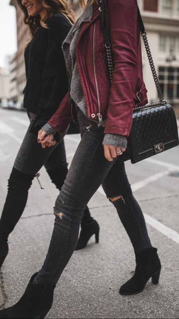 How to Wear Leather Jacket with Classic Style